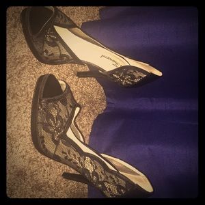 Black Lace Lulu Townsend Stiletto Heels